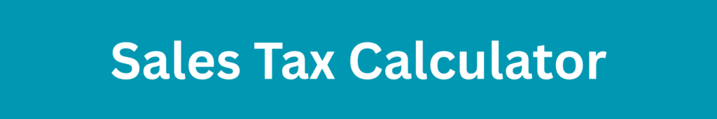 Sales Tax Calculator