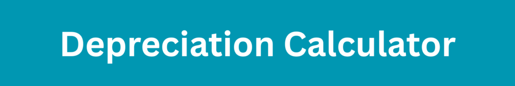 Depreciation Calculator