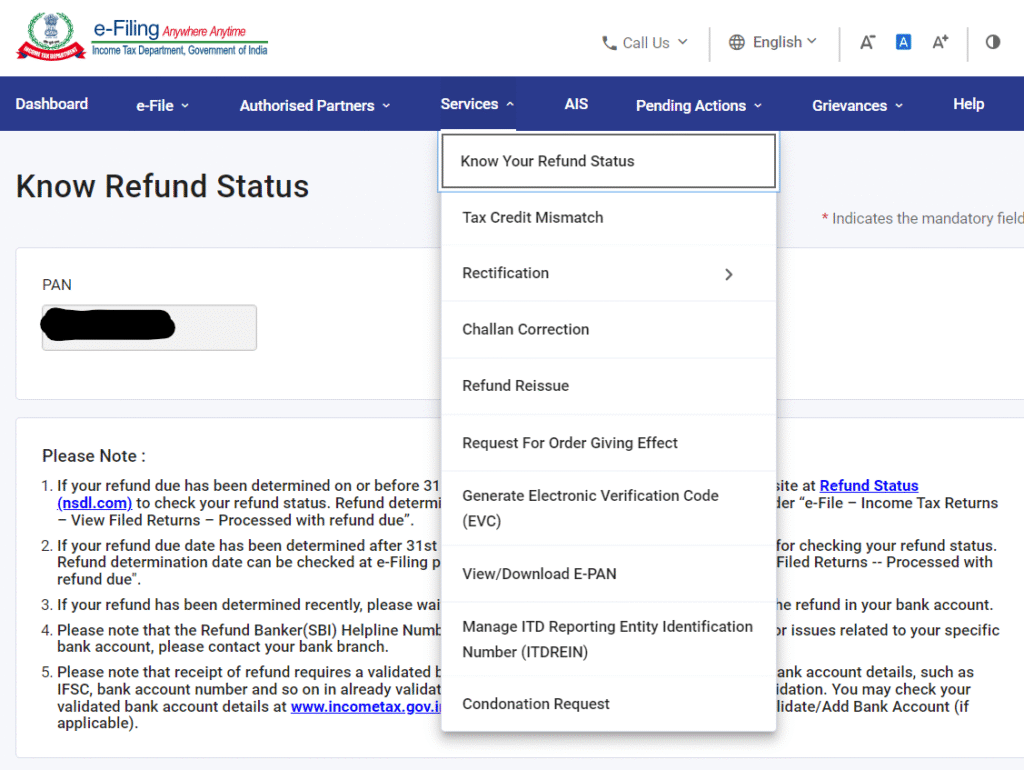 refund with login